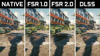 Cyberpunk 2077 - DLSS vs FSR 1.0 vs FSR 2.0 Mod - Benchmark Comparison