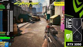 Cyberpunk 2077 Update 2.2, Psycho Ray Tracing, DLSS 1440p | RTX 3090 | 14900KS