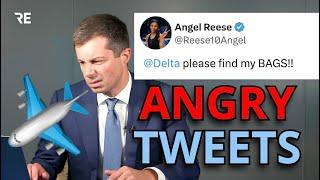 Pete Buttigieg Reads Angry Airline Tweets