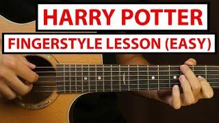 Harry Potter - EASY Fingerstyle Guitar Lesson (Tutorial) How to Play Fingerstyle