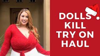 PLUS SIZE TRY ON HAUL WITH DOLLS KILL | Lauren Sangster