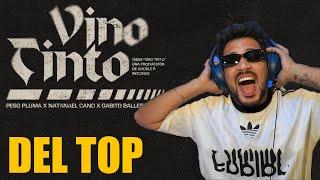 REACCIÓN a VINO TINTO - Peso Pluma, Natanael Cano, Gabito Ballesteros (De mi TOP)