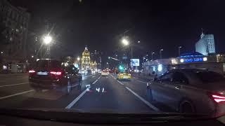 Driving in Moscow  New Arbat, Kutuzovskiy Ave 11 09 2021