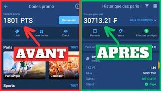 Gagnez 10.000 FCFA Chaque minute grâce a 1xbet