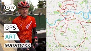 Creating Art While Riding Your Bike - Strava GPS-Artist Anthony Hoyte