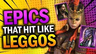 These Epics HIT LIKE LEGENDARIES - Hardest Hitters List! - Raid: Shadow Legends Nukers