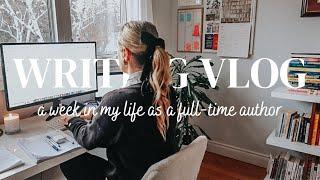 a week in my life as a full-time author  ️ cozy productive writing vlog, BTS of an authorpreneur