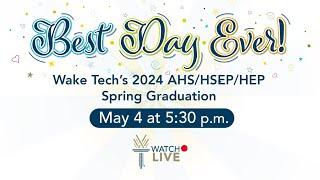 2024 Spring Graduation 5:30 p.m. Ceremony