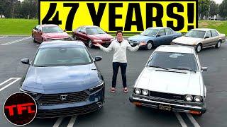 Old vs New: The Honda Accord Has Changed Over 47 Years, But There’s Something That Remains The Same!