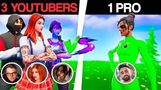 () 3 YouTubers vs 1 Pro  Zemie vs Maxsialtele, Karinul & Reddysh