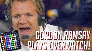 Gordon Ramsay Plays OVERWATCH! Soundboard Pranks in Competitive!