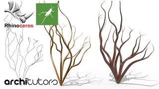 grasshopper tutorial | making trees | rhino | architutors