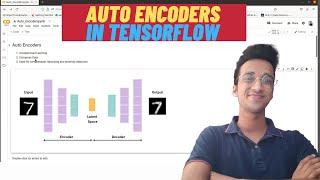 Auto Encoders in Tensorflow| Complete Tutorial|