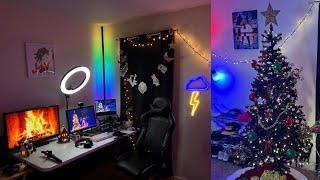 Christmas YouTube Studio Room / Desk Tour