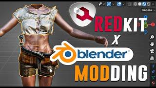 TheWitcher3: REDkit Edit mesh files in Blender and make mods!