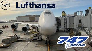 LUFTHANSA Boeing 747-8  Los Angeles to Frankfurt  [SHORT FLIGHT REPORT]