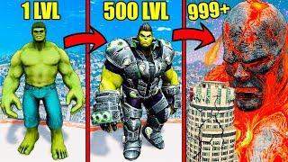 Upgrading HULK To GOD HULK 999+ LEVEL In GTA 5 Mods! (Secret God Powers!)