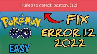 POKEMON GO HOW TO FIX  FAILED TO DETECT LOCATION ERROR 12