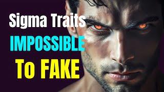 7 Sigma Male Traits That Are IMPOSSIBLE To FAKE Self discipline