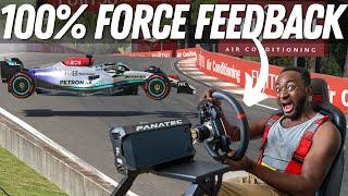 I Tried To Survive 100% Force Feedback On A Direct Drive Wheel