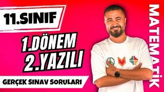 11.SINIF 1.DÖNEM 2.YAZILI SORULARI | Gerçek Sınav Soruları | 11.SINIF MATEMATİK | Rehber Matematik