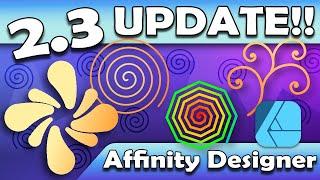 New Features in Affinity Designer 2.3 Update