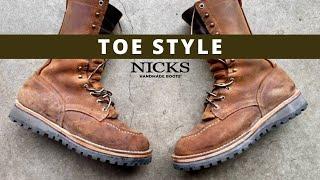 Toe Style | Nicks Handmade Boots