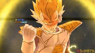 DBZ Budokai 4 - Majin Vegeta (with Scouter) vs Omega Shenron