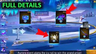 FREE FIRE WINTERLAND EVENT FULL DETAILS | WINTERLAND EMOTE EVENT|