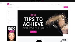 Cosmetics Store PrestaShop Theme by RockThemes Website Template - 64384