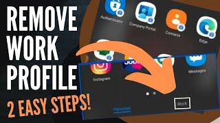 How to Remove or Delete Work Profile on Android Phones| Samsung Phones | Samsung A50