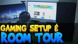 Gaming PC Setup & Room Tour! | JustinTheOreo