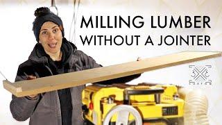 Milling Rough Lumber Without a Jointer Using a Few Simple Jigs