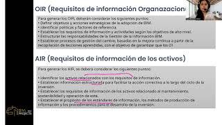 Sesión 03: Interpretación Guía Nacional BIM | Documentos para la Gestión de la Información