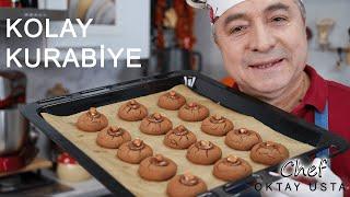 FINDIKLI ÇİKOLATALI KOLAY KURABİYE ️| Chef Oktay Usta