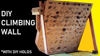 How To Build A Free-Standing Indoor Home Climbing Wall