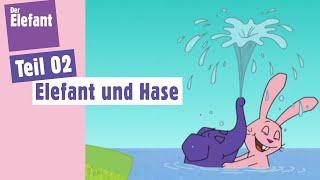 Einrad fahren, pupsen, Konfettikanone & mehr | Geschichten mit Elefant und Hase | Der Elefant | WDR