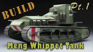 Meng Whippet WW1 Tank Model Build Pt1