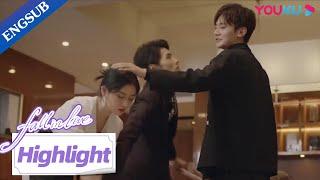 CEO is jealous when idol touched girl boss' hair | Fall In Love | YOUKU