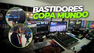 Os BASTIDORES da transmissão da COPA MUNDO do futsal