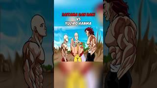 Saitama dan baki vs yujiro hanma #shorts #saitama #baki #yujirohanma #onepunchman