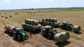 We got to run a hay hiker!