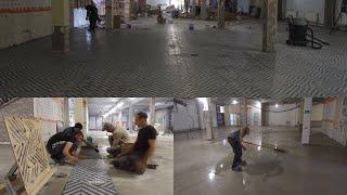 Builders have been building floors in large stores for 25 years