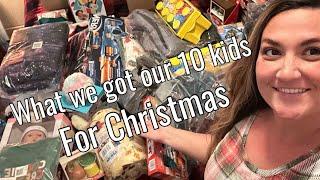 WHAT OUR 10 kids GOT FOR CHRISTMAS || Large family Christmas 2023