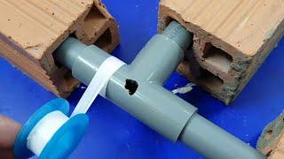 Ý tưởng tuyệt vời để sửa chữa ống nước ở góc hẹp/Great idea for fixing plumbing in tight corners