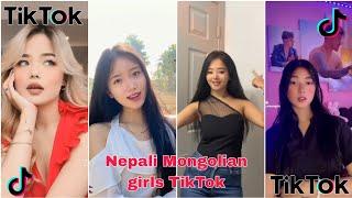 Nepali Mongolian girls TikTok videos.||pt3|| #tiktok #nepalitiktok #nepaligirl