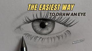 The easiest way to draw an eye / step-by-step guide for drawing an eye