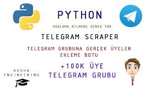 ADD TELEGRAM MEMBER BOT // PYTHON TELEGRAM SCRAPER