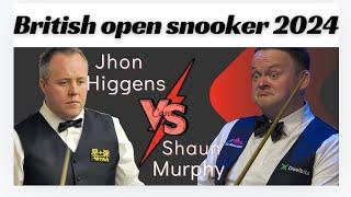 John Higgins vs Shaun Murphy | British Open Snooker Highlights 2024