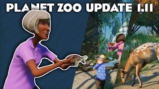 Update 1.11 Announced! Piebaldism and Exhibit Updates | Planet Zoo